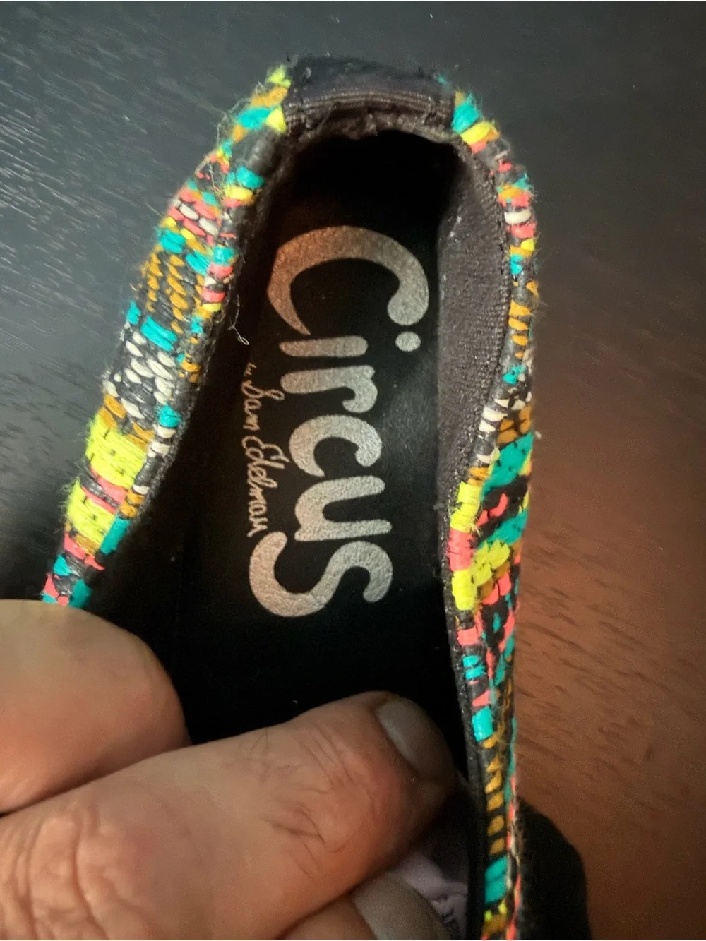 Circus by Sam Edelman Multicolor Woven Platform Sneakers